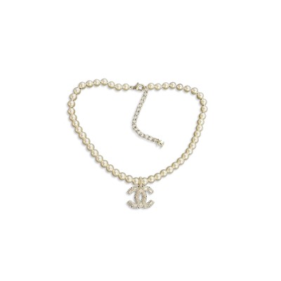 CHANEL CC PEARL NECKLACE AB5843
